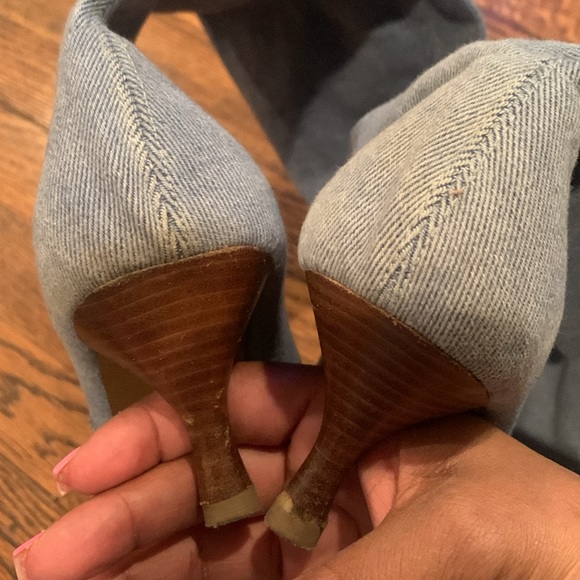 Ladies Lord & Taylor Boots (Denim material) - Picture 5 of 8
